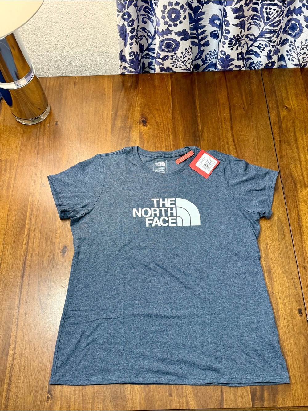 The North Face Short Sleeve Logo Tee - Blue Heather
